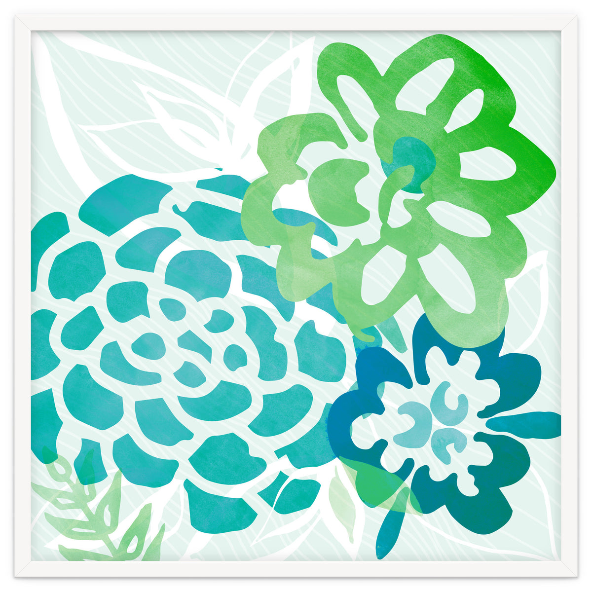 Abstract Coastal Floral