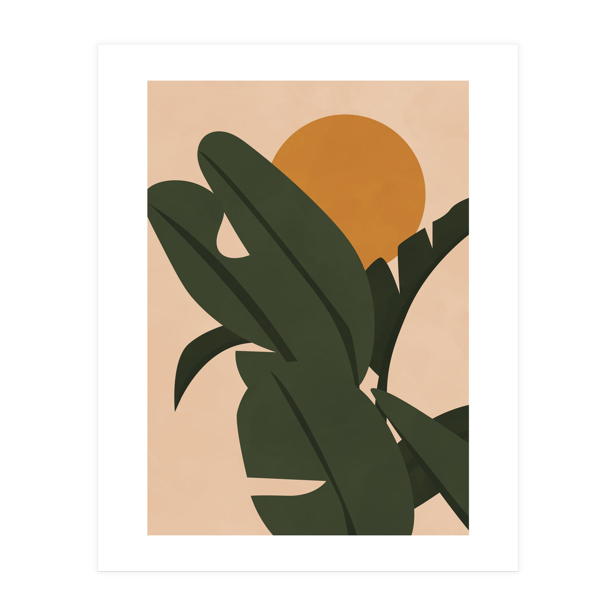 Banana Leaves Boho Style (Print Only)