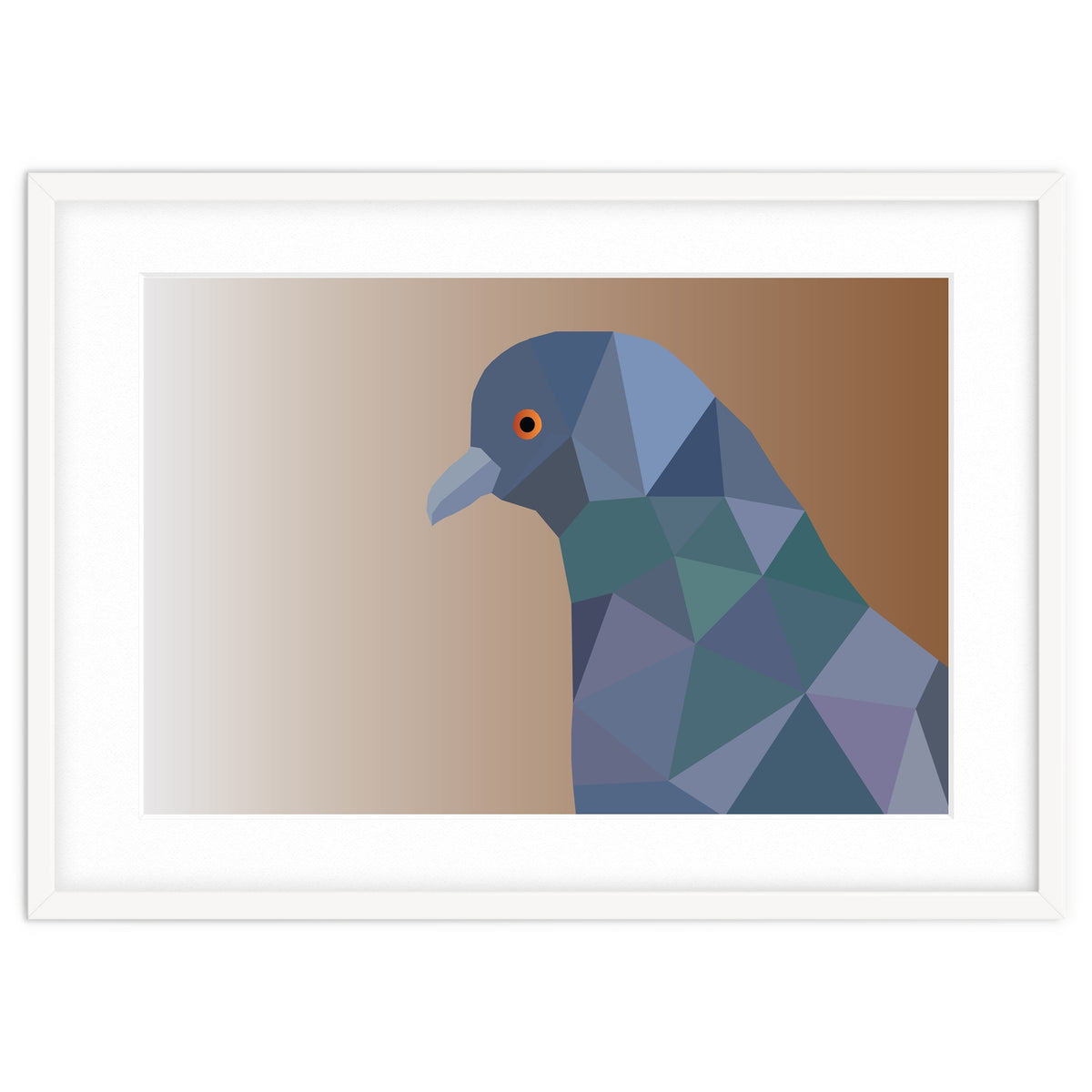 Pigeon Low Poly Art