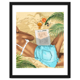 Keep Palm & Carry On Wall Art | Tropical Beach Bikini Fashion Travel Chai thumbnail