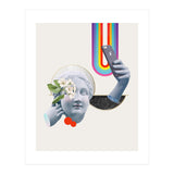 Greek Goddess Rainbow Selfie By Pear (Print Only) thumbnail