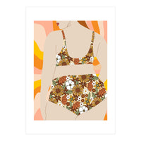 Groovy Swimsuit (Print Only)