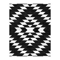 Urban Tribal Pattern No.14 - Aztec - Black Concrete (Print Only)