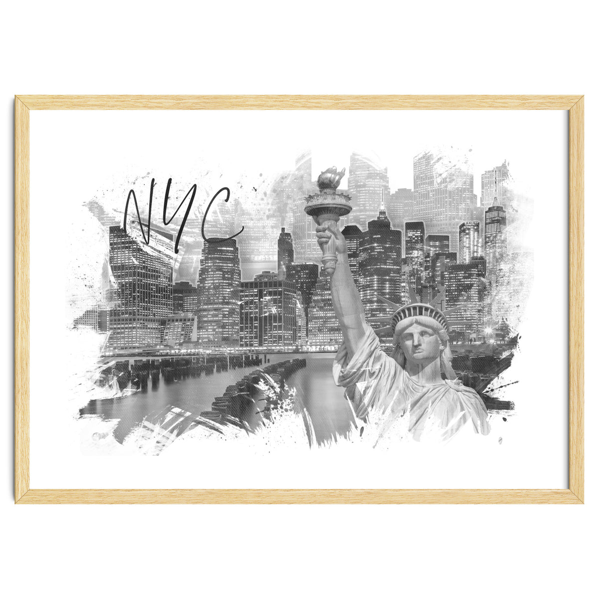 Trendy MANHATTAN Collage