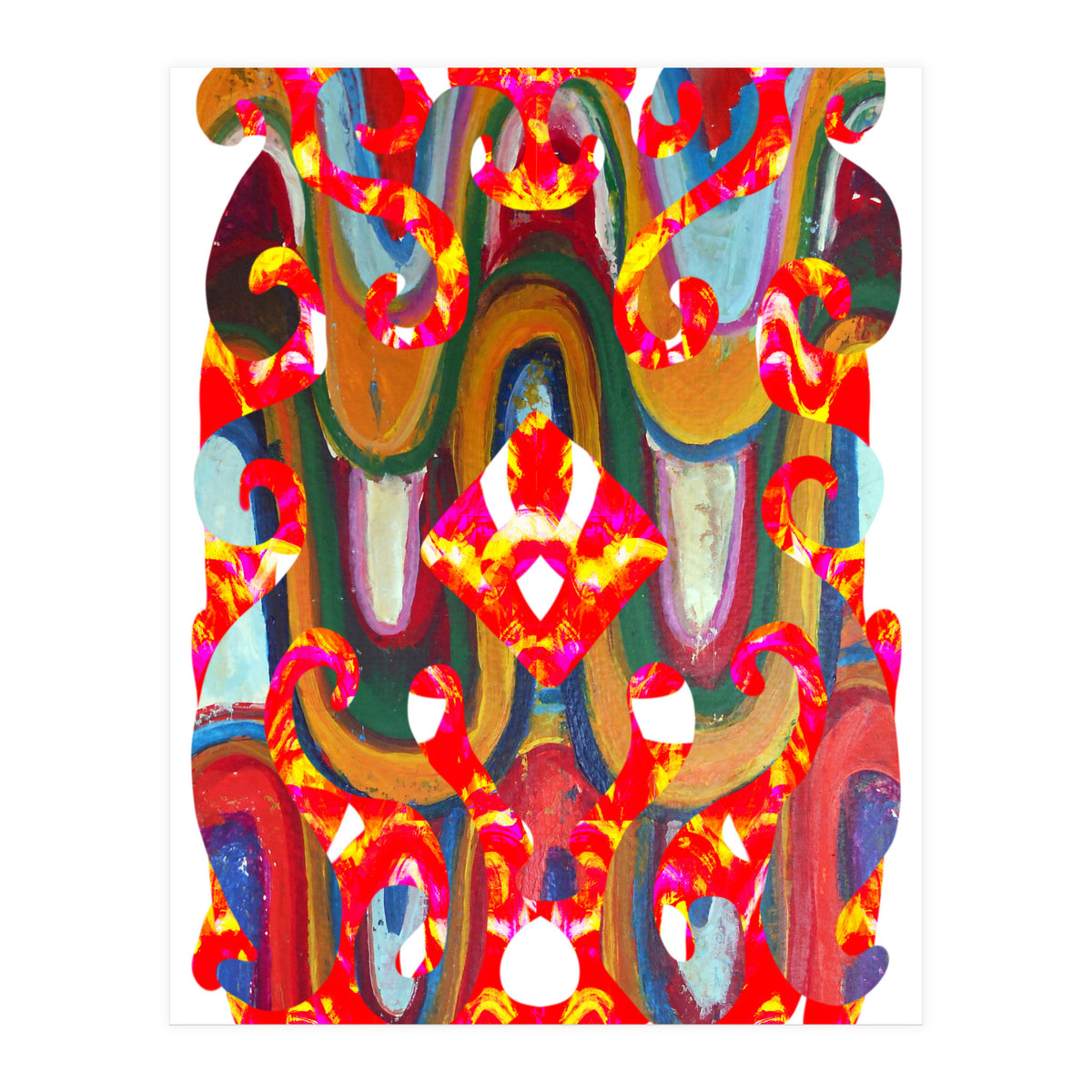 Pop Abstract Asimetrico 29 Copia (Print Only)