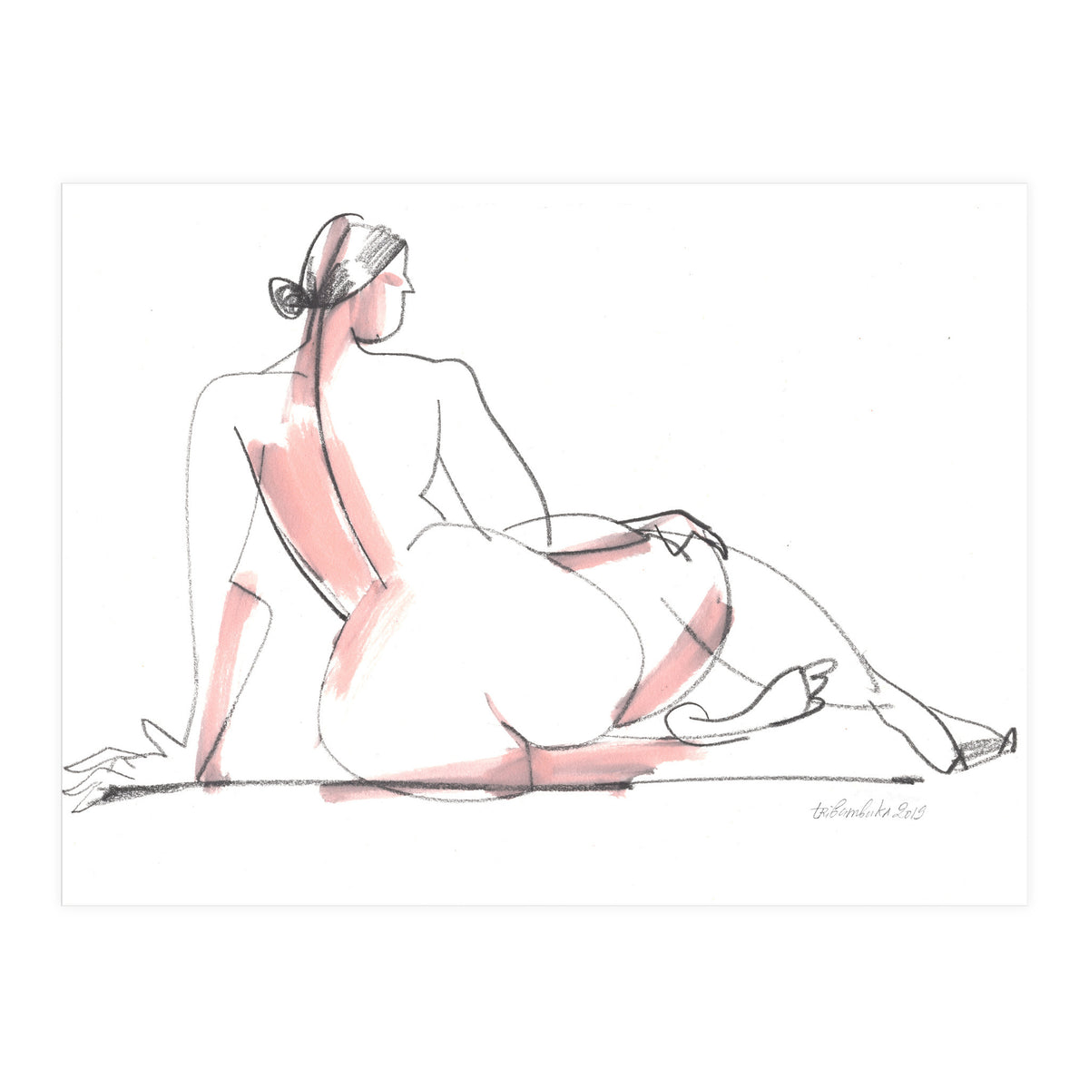 Resting Nude (Print Only)