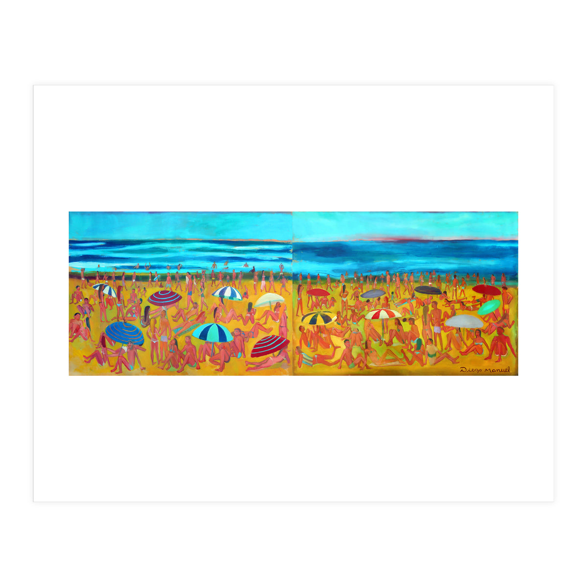 Mar Del Plata Diptico (Print Only)