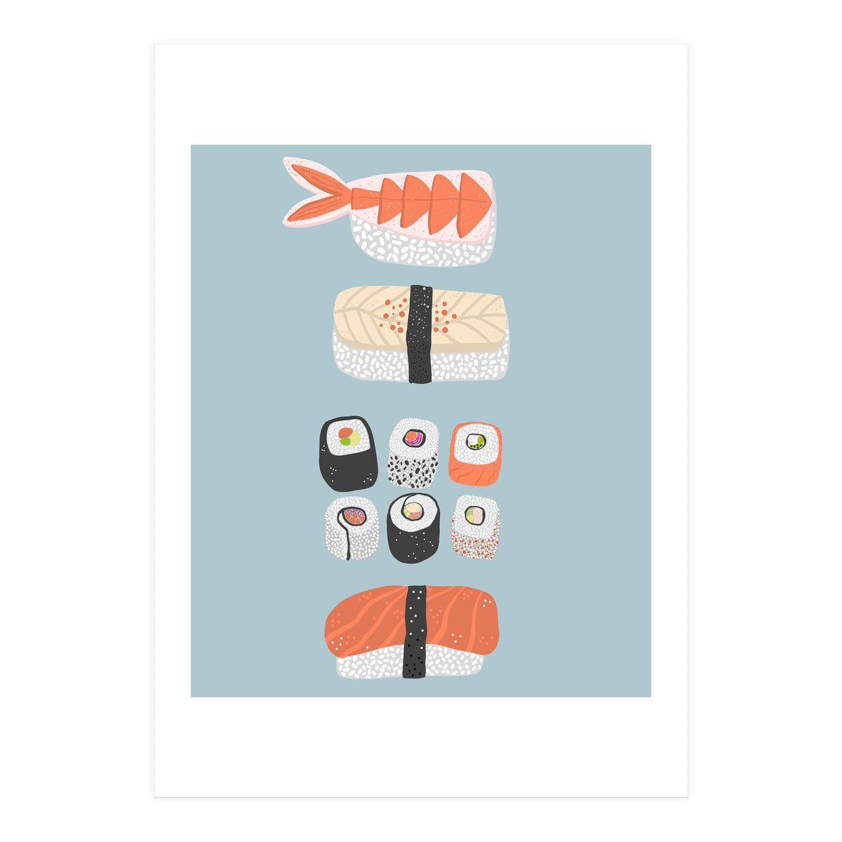 Sushi Roll Maki Nagiri (Print Only)