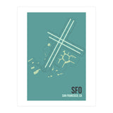 San Francisco Airport Layout (Print Only) thumbnail