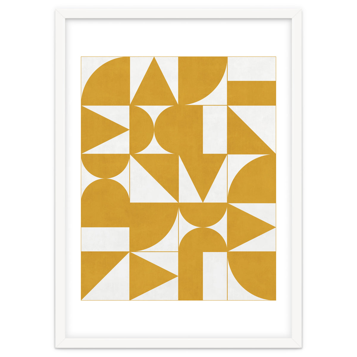 My Favorite Geometric Patterns No.13 - Mustard Yellow