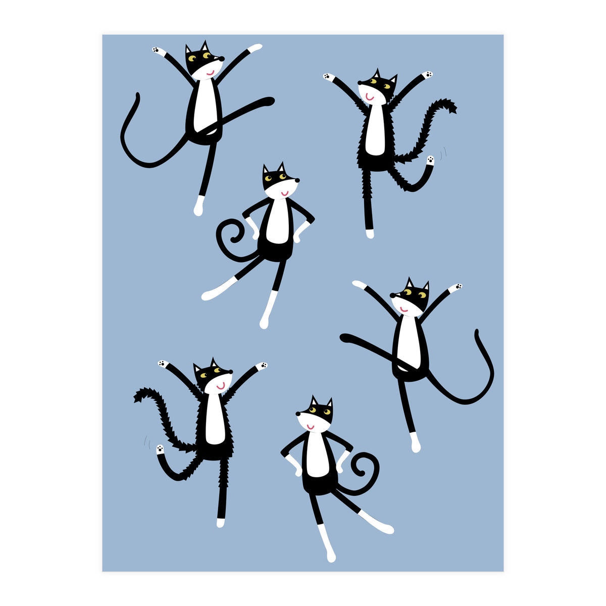 Dancing Cats (Print Only)