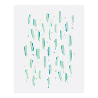 Brush Strokes Mint (Print Only)