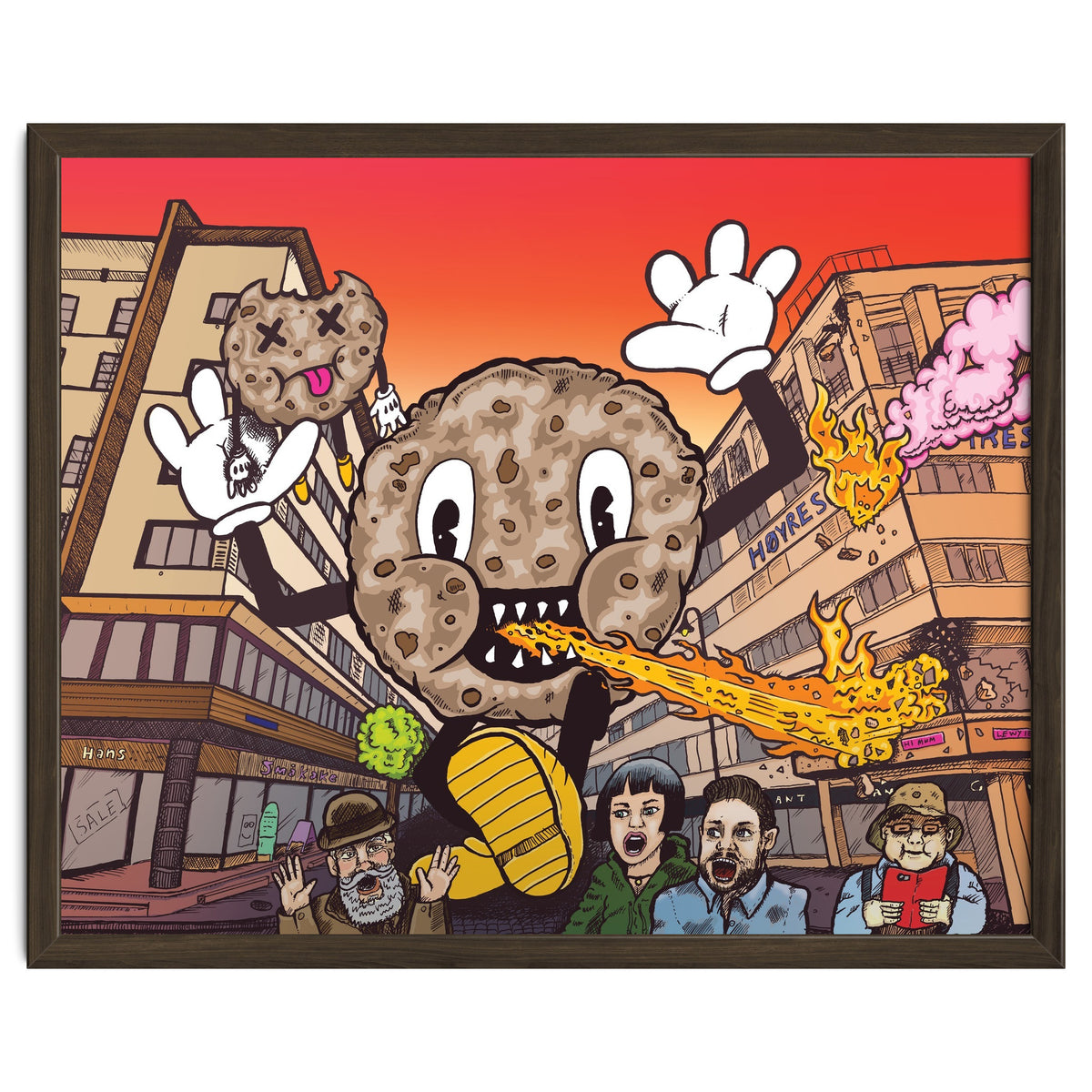 Cookie Monster 12.3% ABV Bourbon Barrel Aged Coconut Chocolate Chip Stout - Amundsen Brewery