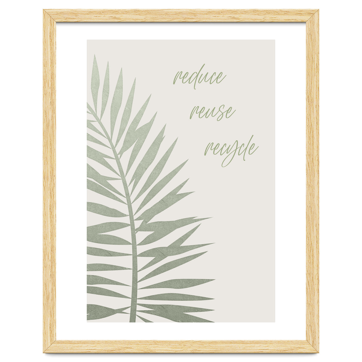 Reduce - reuse - recycle