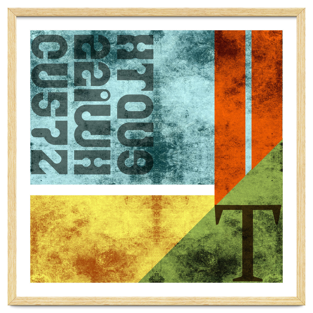 Abstract Industrial Rgby