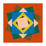 Kilim Floral Orange (Print Only) thumbnail