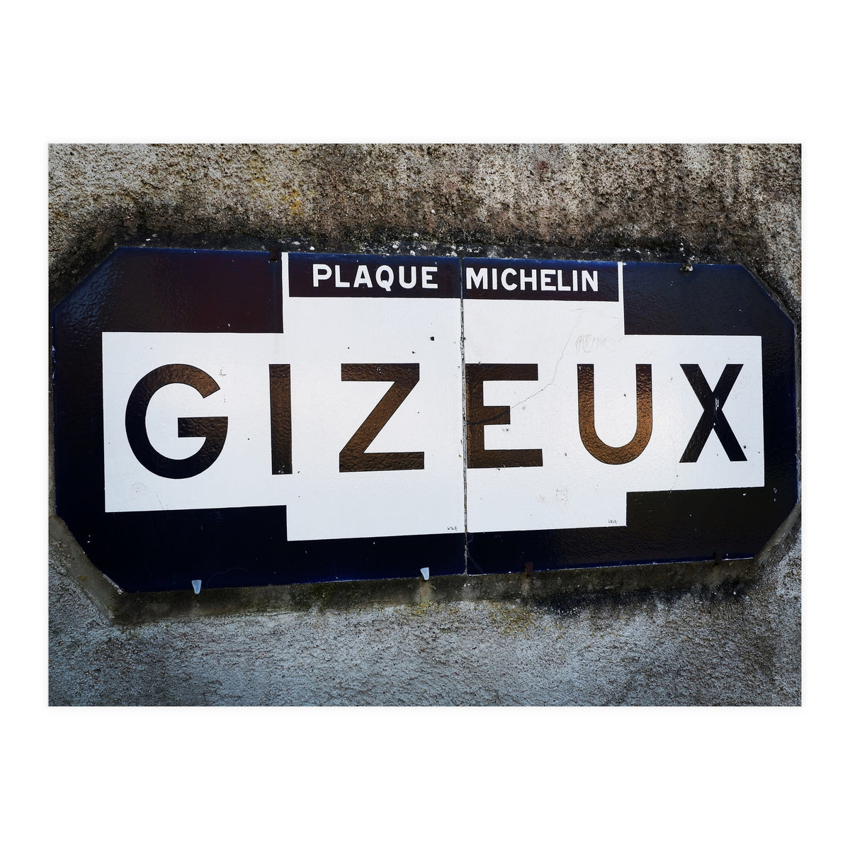 French sign: Gizeux (Print Only)