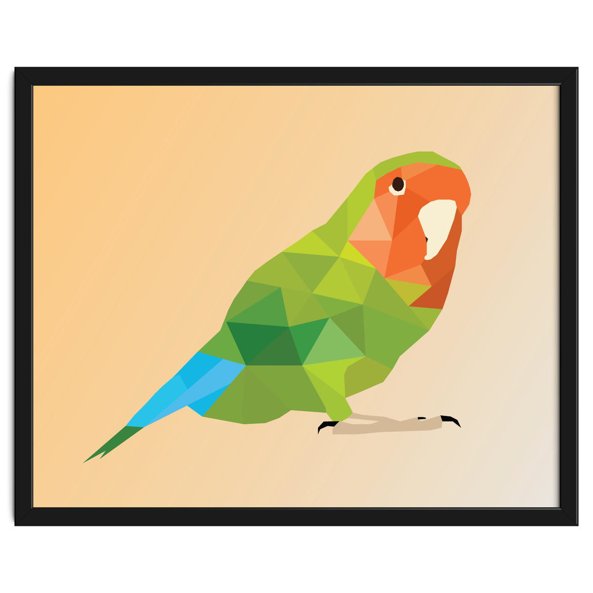 Parrot Low Poly Art
