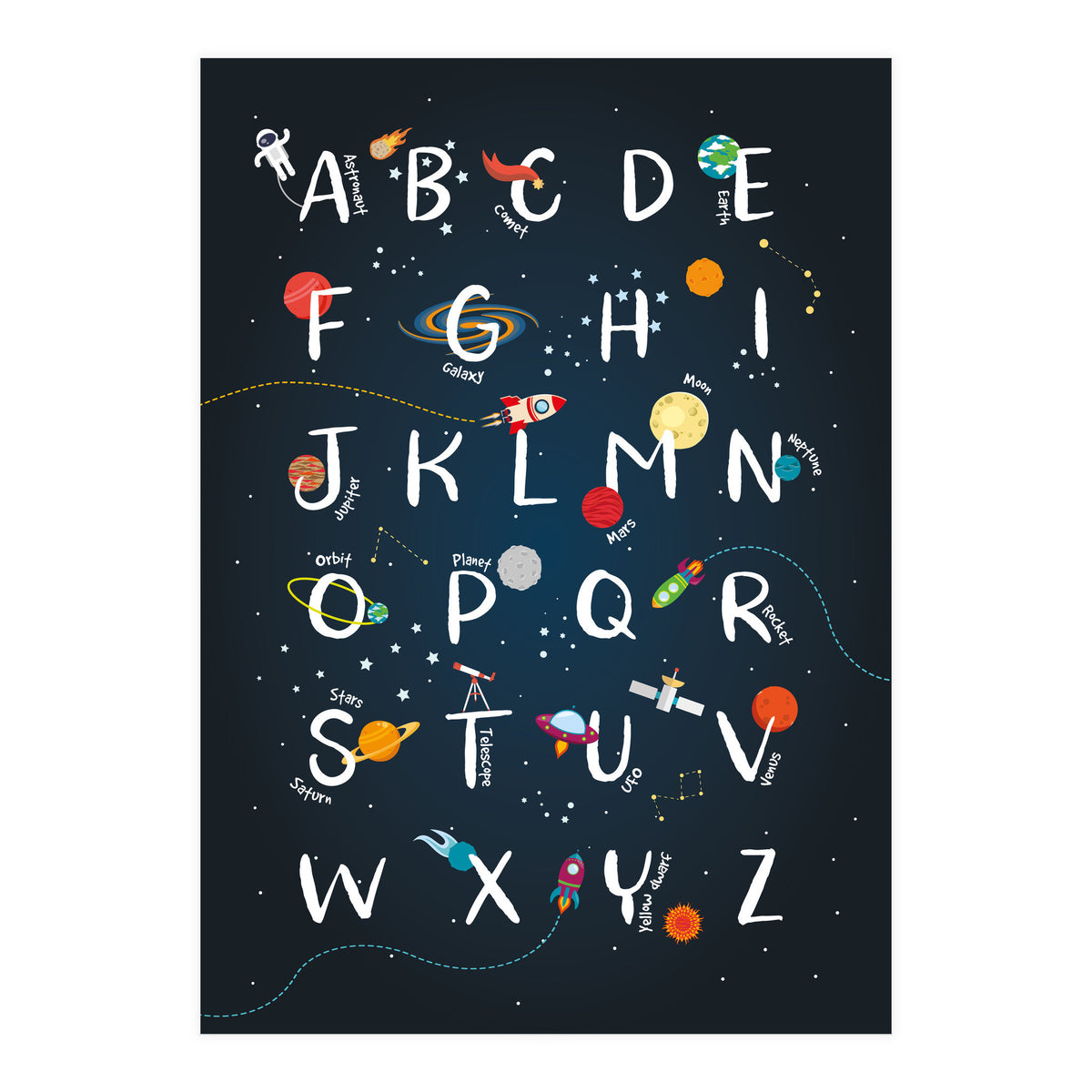 Space Alphabet (Print Only)