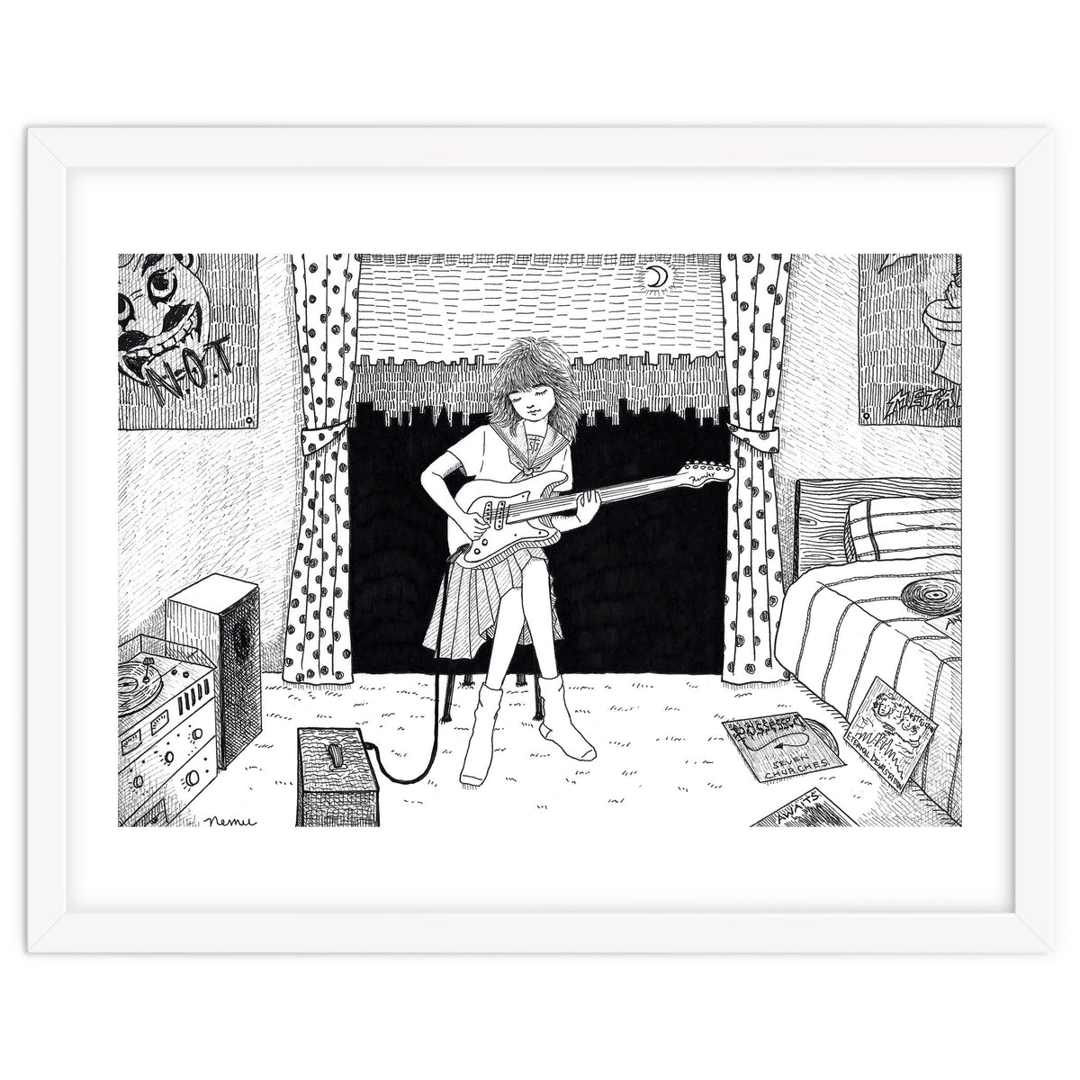 Teenager's Room In The 80's