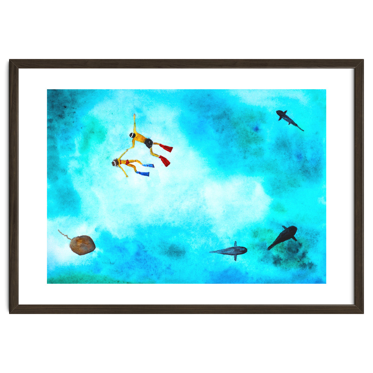 One summer day || watercolor