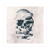Glitch Skull Mono (Print Only) thumbnail