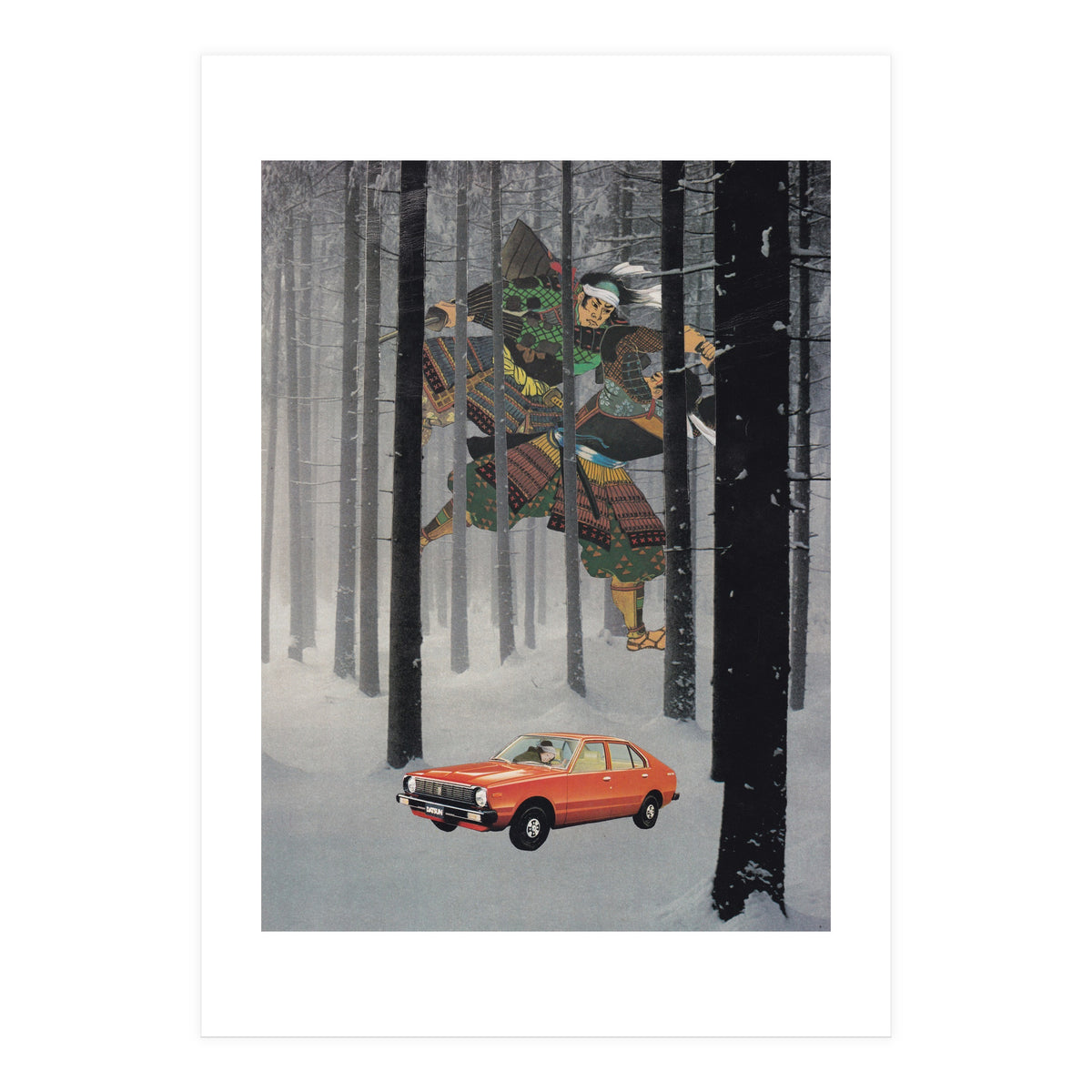 Dreaming In The Red Car (Print Only)