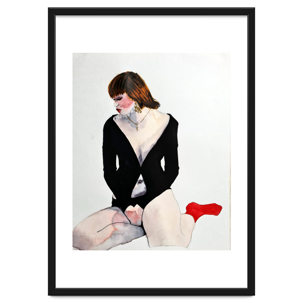 Untitled #95 Red Socks