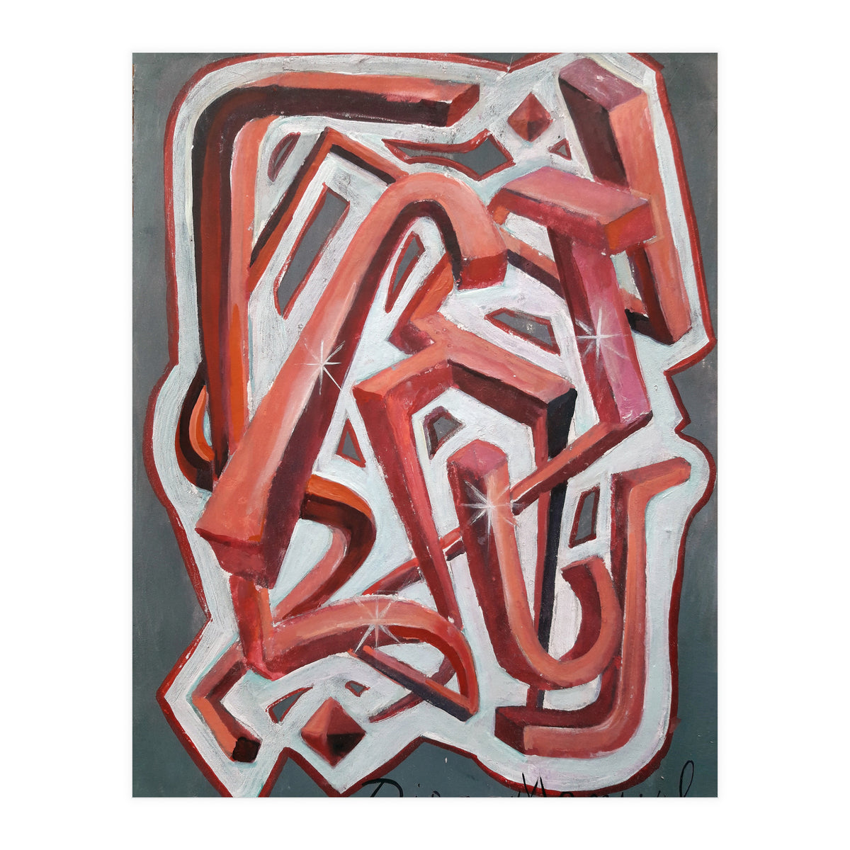 Formas En El Espacio 34 (Print Only)