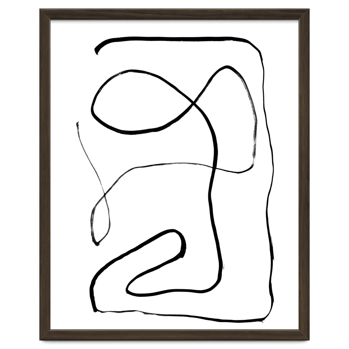 Mid-Century Line Art Print #2