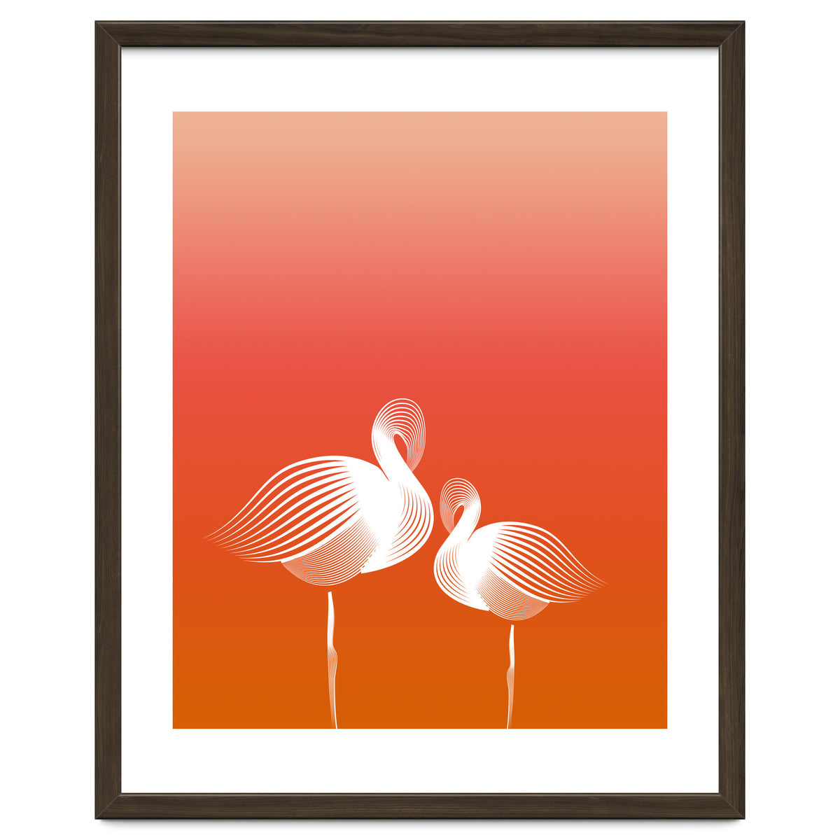 Meditating Flamingos