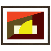 Geometric Shapes No. 9 - yellow, orange & brown