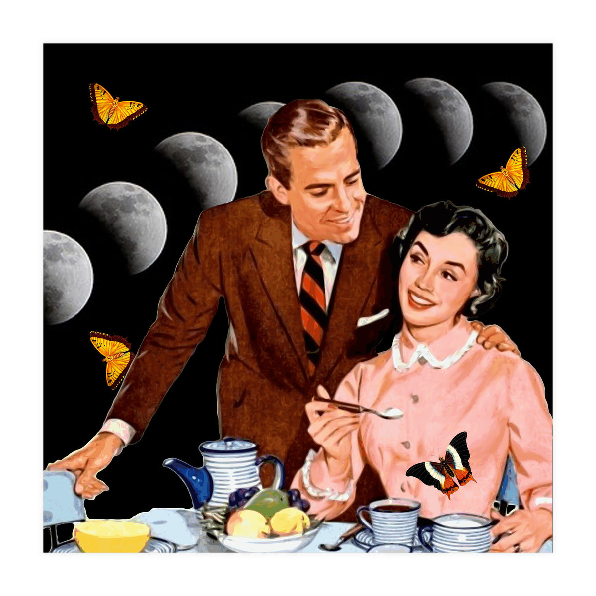 Bread In The Morning Makes Me Butterfly In Belly  (Print Only)