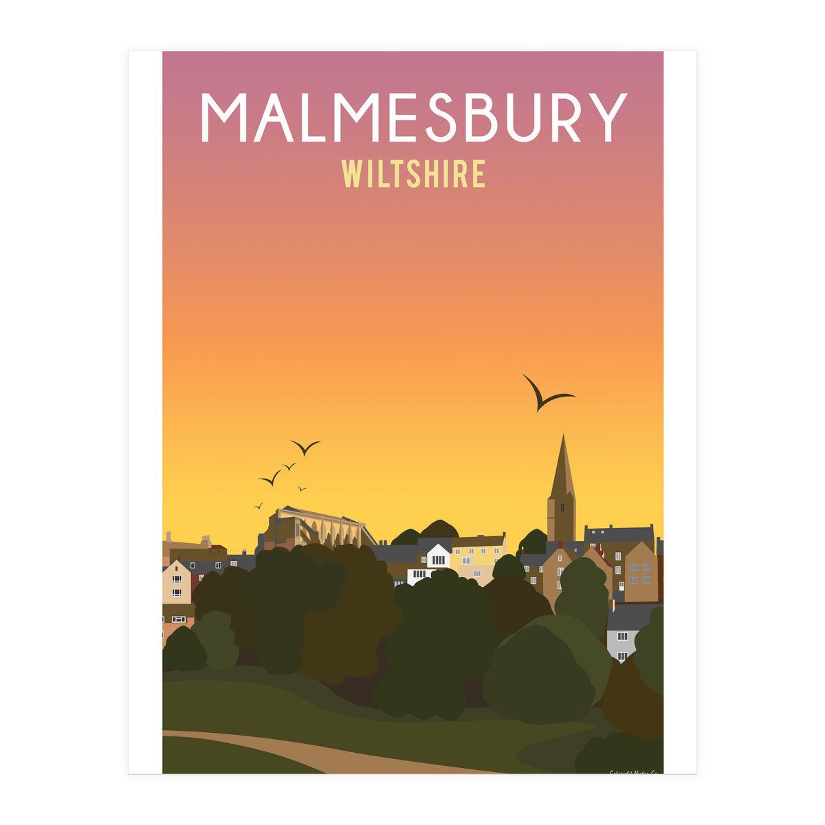 Malmesbury Sunset (Print Only)