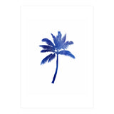 Blue Palm Tree (Print Only) thumbnail