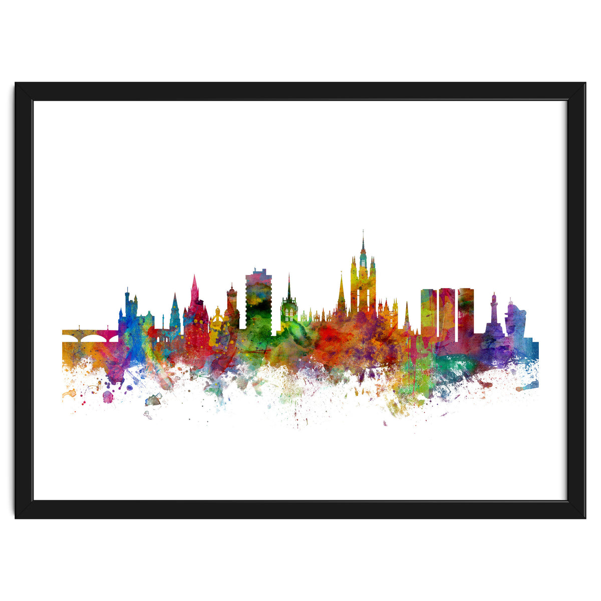 Aberdeen Scotland Skyline