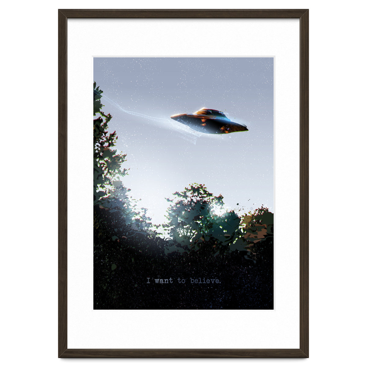I Want To Believe Displate
