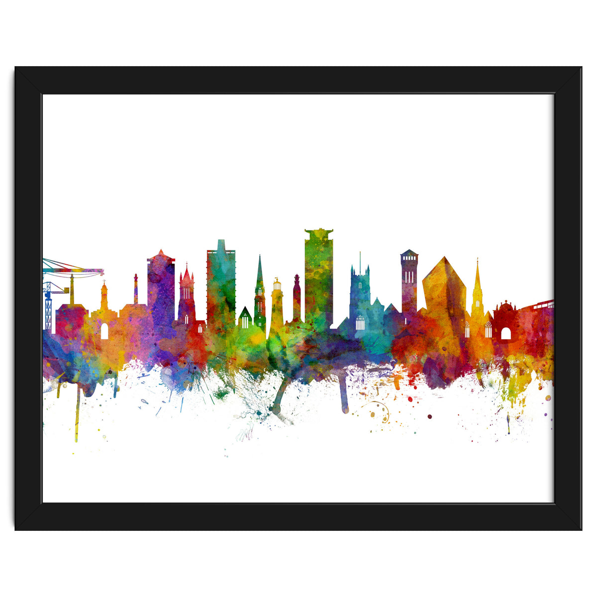 Plymouth England Skyline