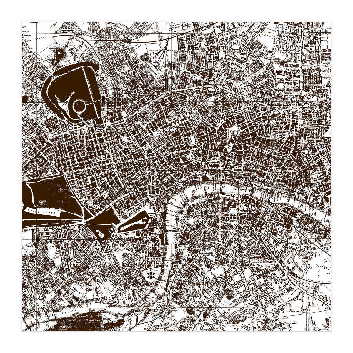 Old Town Map  (Print Only)