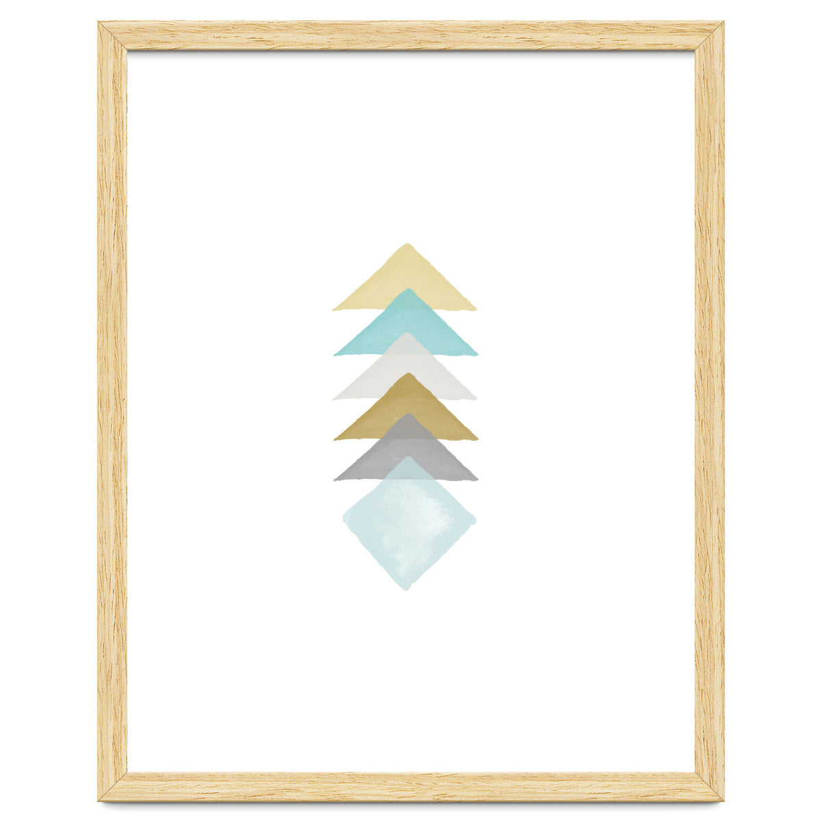 Watercolor Triangles