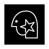 Head Star_Black (Print Only) thumbnail