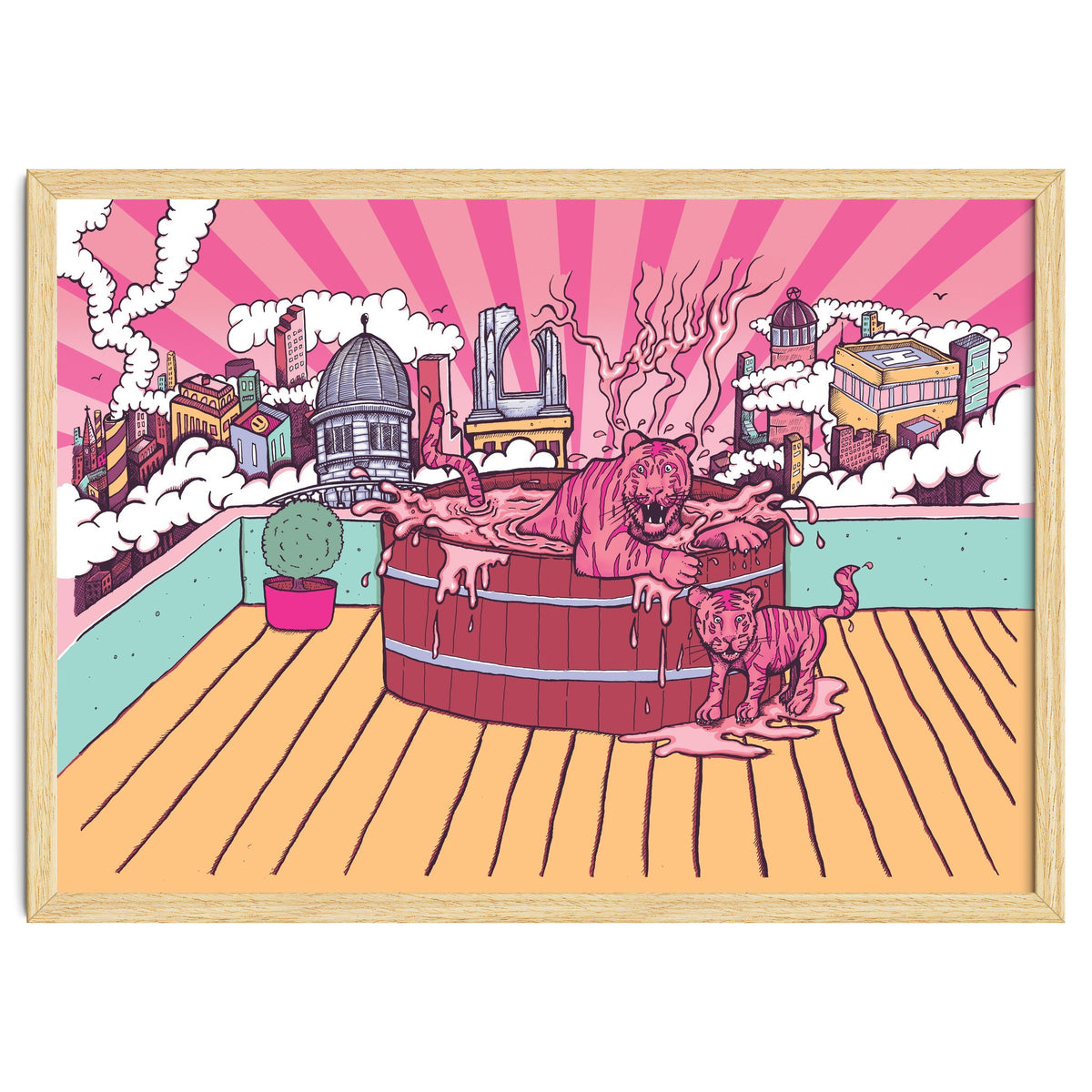 Strawberry Tigers Rooftop Jacuzzis Abbeydale Brewery x Lewy  12.4% ABV Strawberry, Chocolate, Smoked, Cherry Wood-chipped, Imperial Dessert Stout.