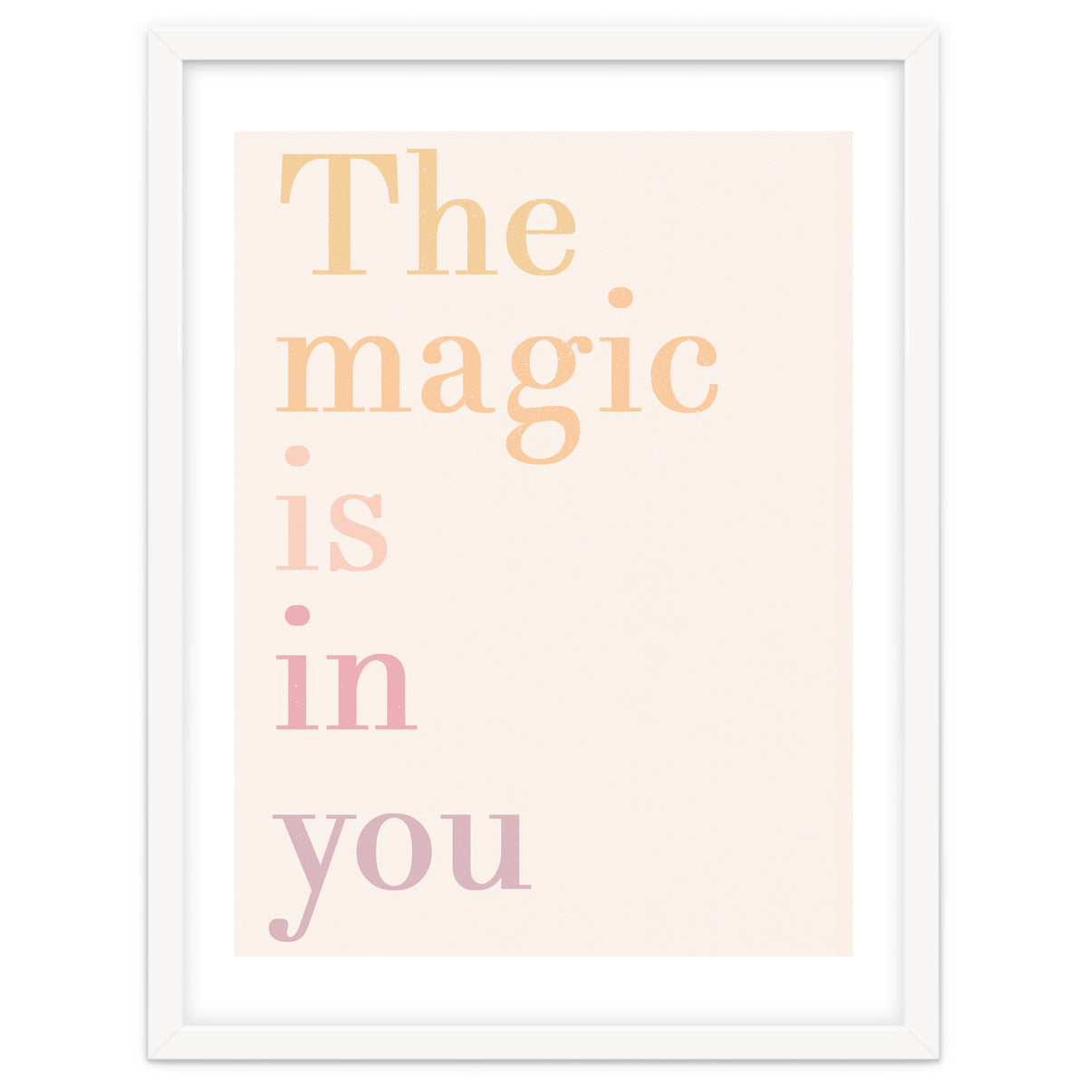 The Magic Is In You, Pastel