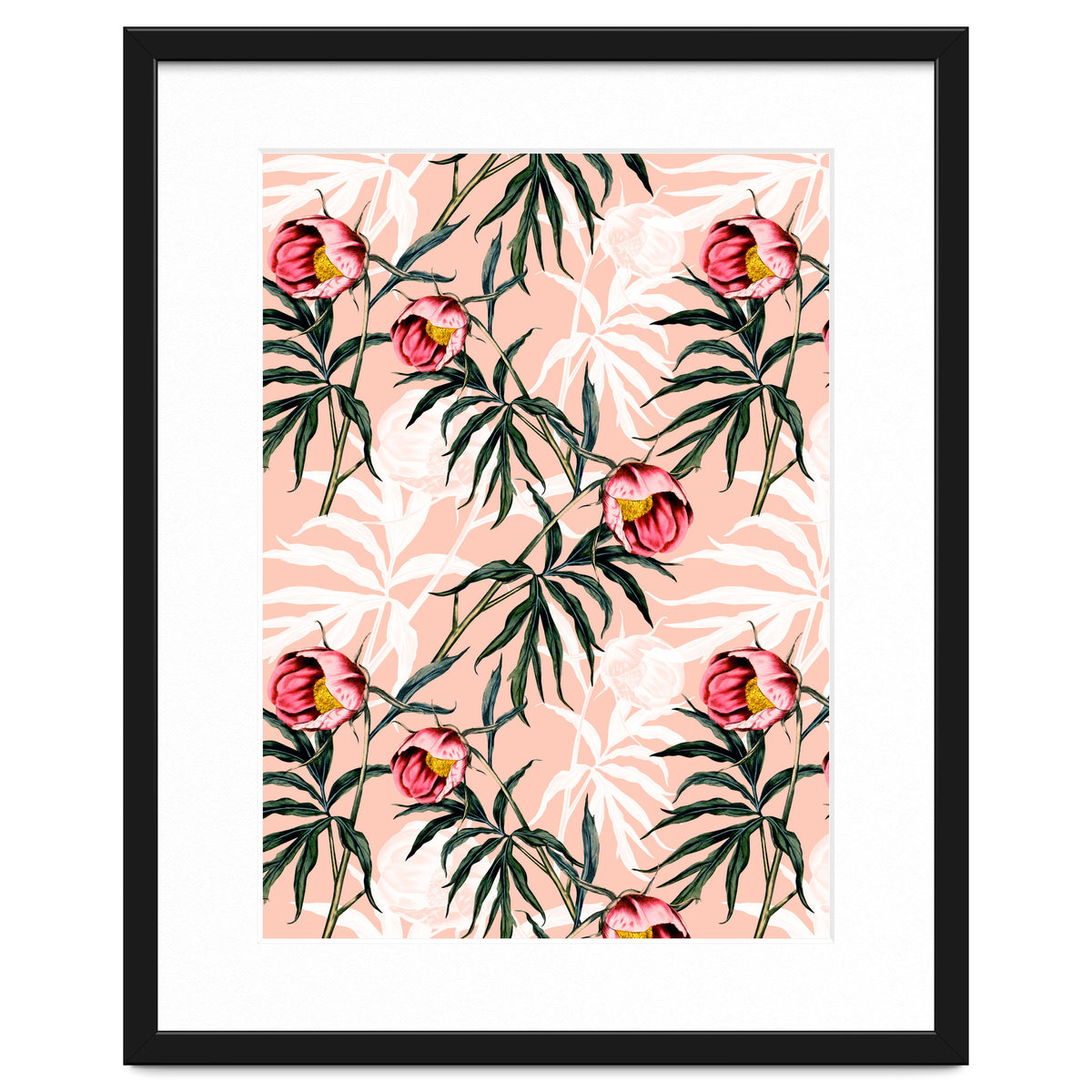 Flowery blooming pink