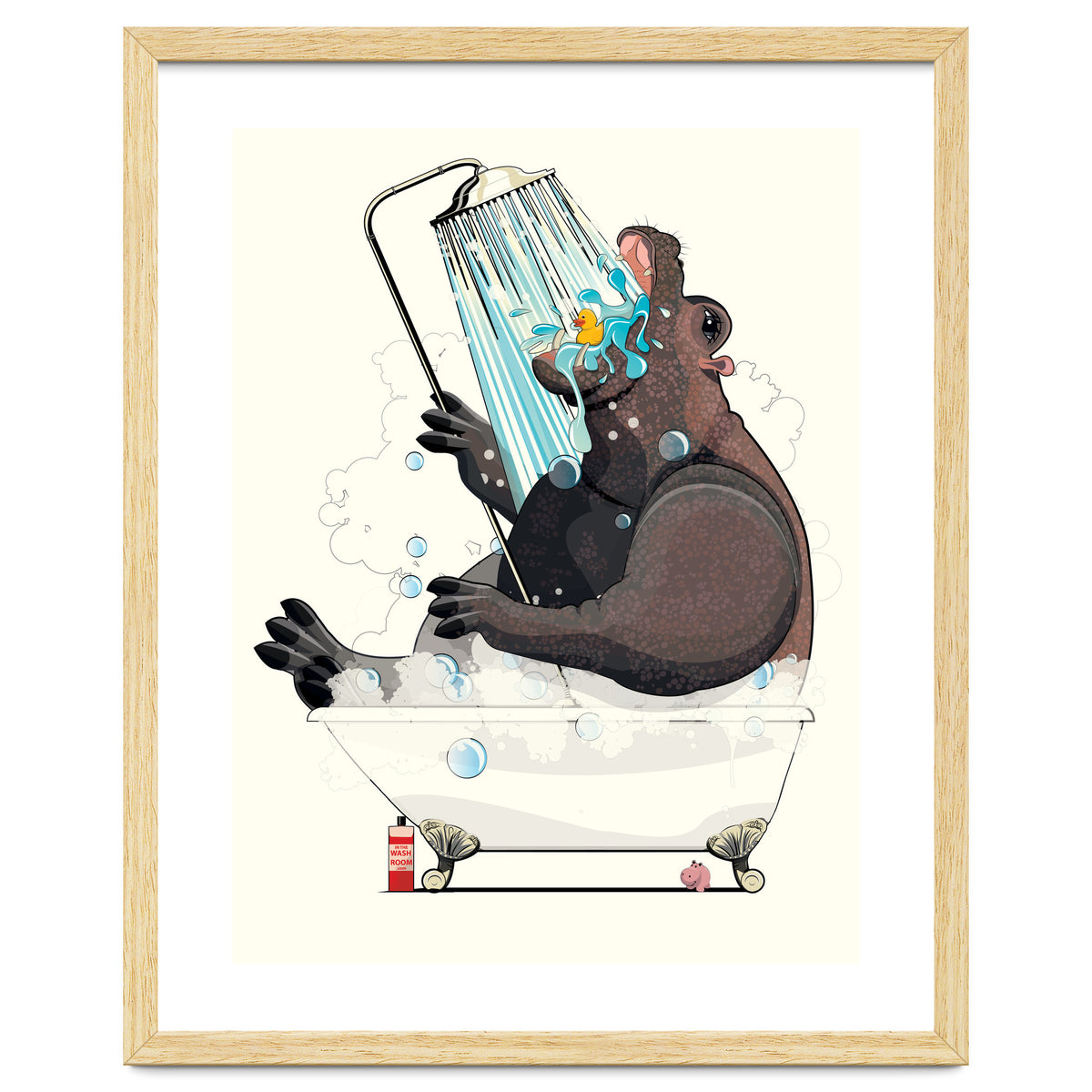 Hippopotamus in the Bath, Funny Bathroom Humour