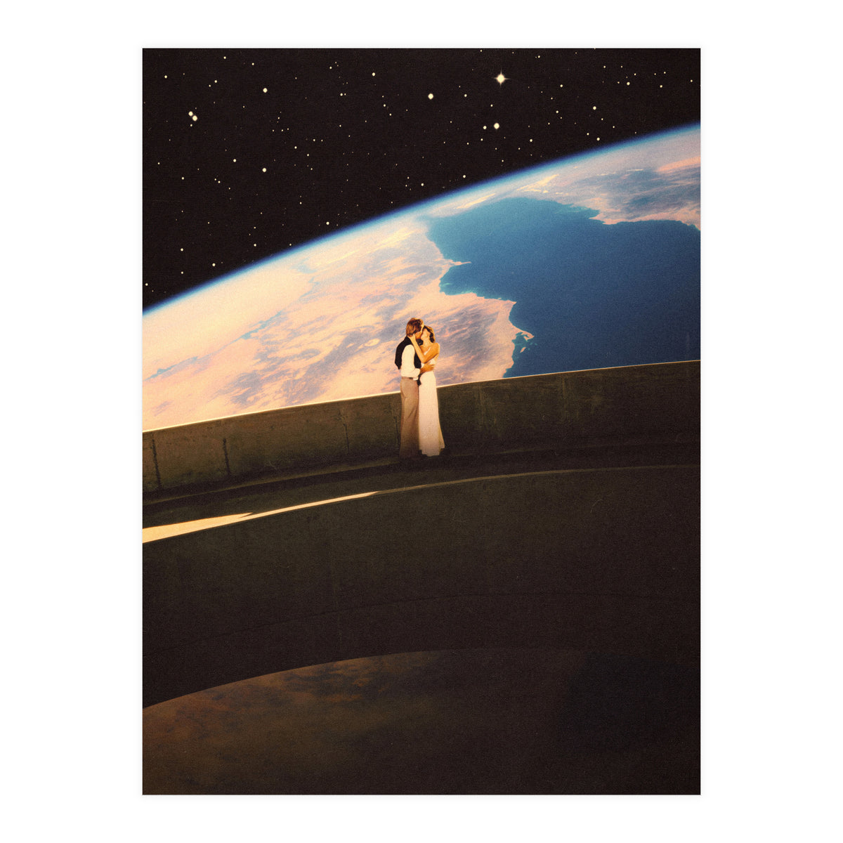 Lovers On The Bridge (Print Only)