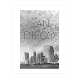 SAN DIEGO Skyline | Text (Print Only) thumbnail