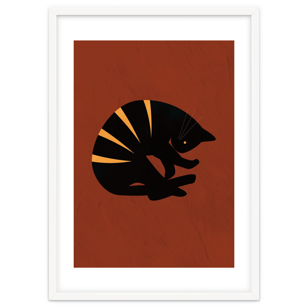 Black Cat Modern Terracotta