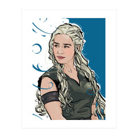 Daenerys Targaryen Game Of Thrones (Print Only)