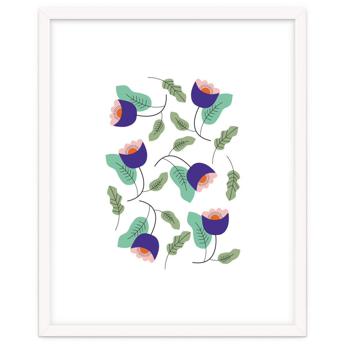 Shine And Rise Flowers Rgb